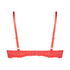 Biustonosz usztywniany z fiszbinami Rose, Czerwony