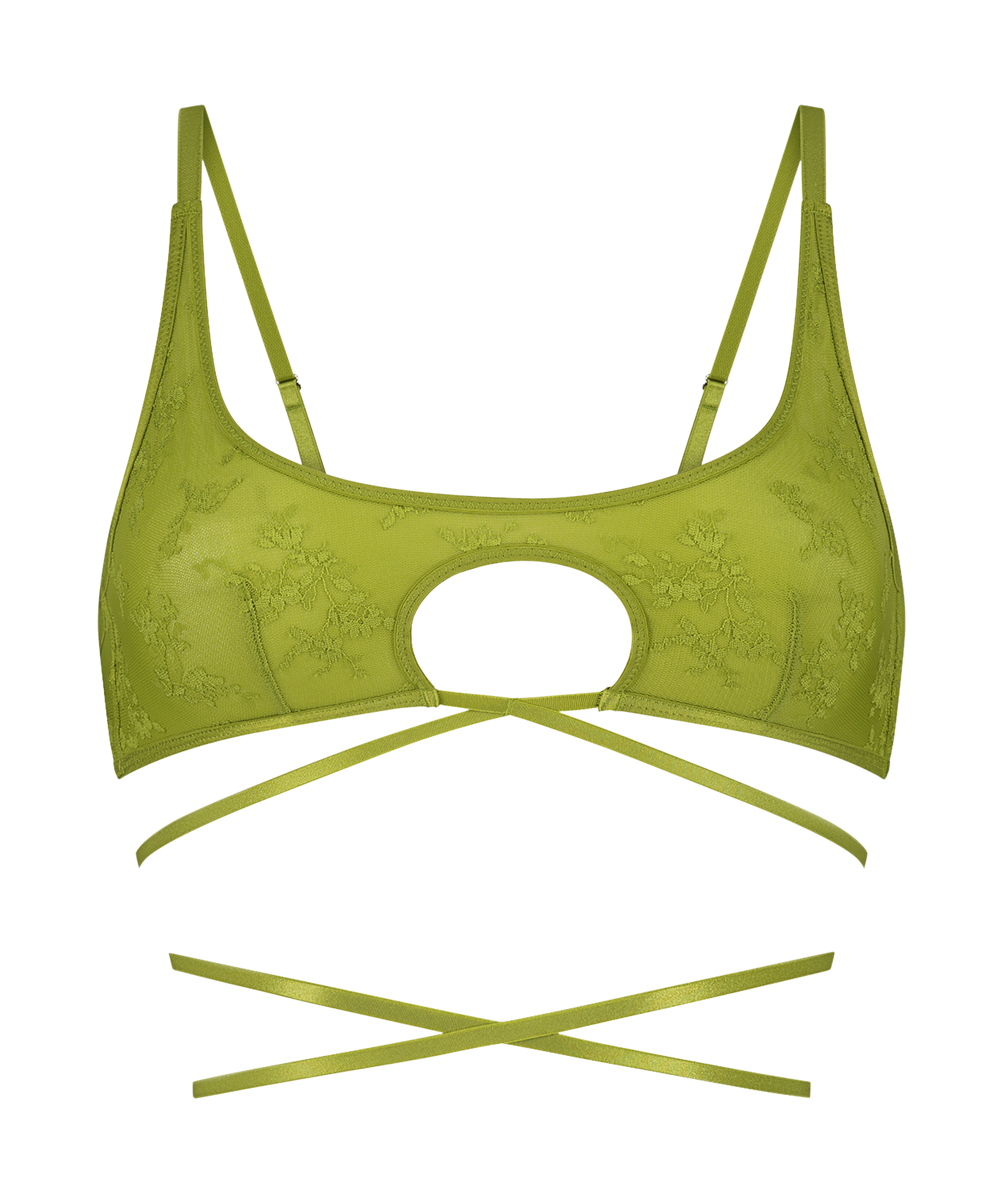Biustonosz bralette Minnie, Zielony, main
