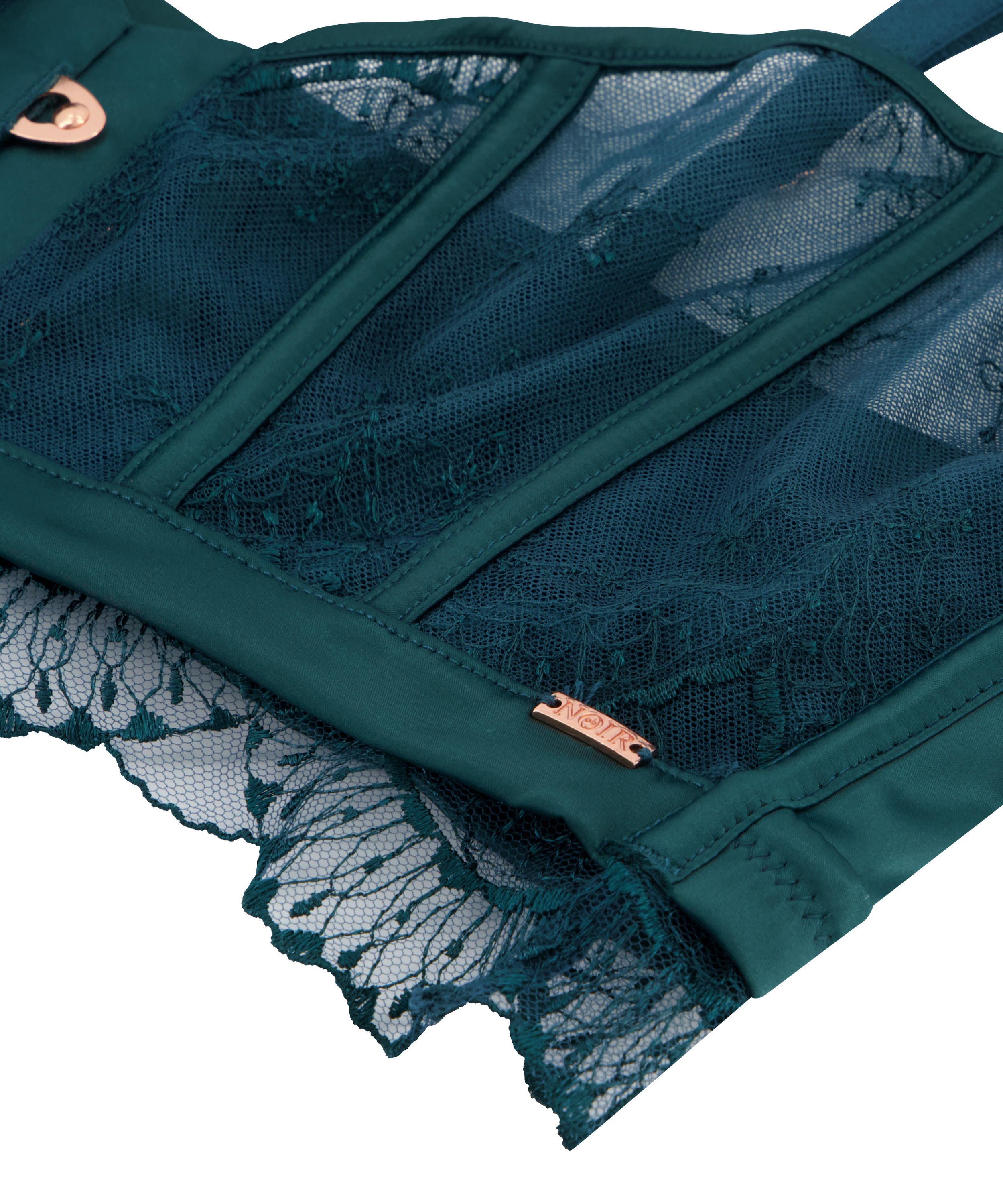 Nieusztywniany biustonosz z fiszbinami Christine, Niebieski, main