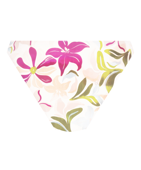 D&oacute;ł od bikini z wysokim wycięciem Ayanna, Biały