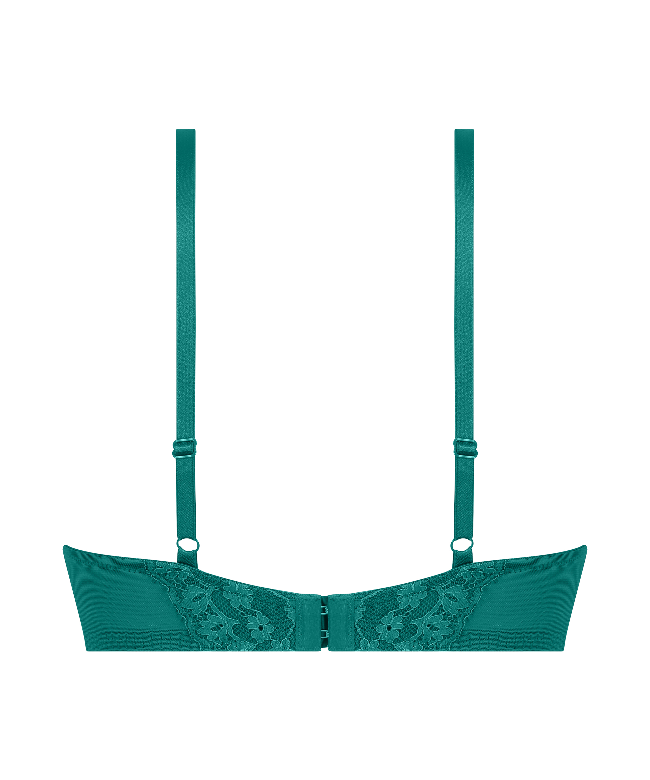 Usztywniony biustonosz maximizer z fiszbinami Daisy, Zielony, main