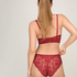 Biustonosz typu push‑up longline Tosca, Czerwony