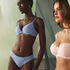 Brazyliany Lace Back, Niebieski