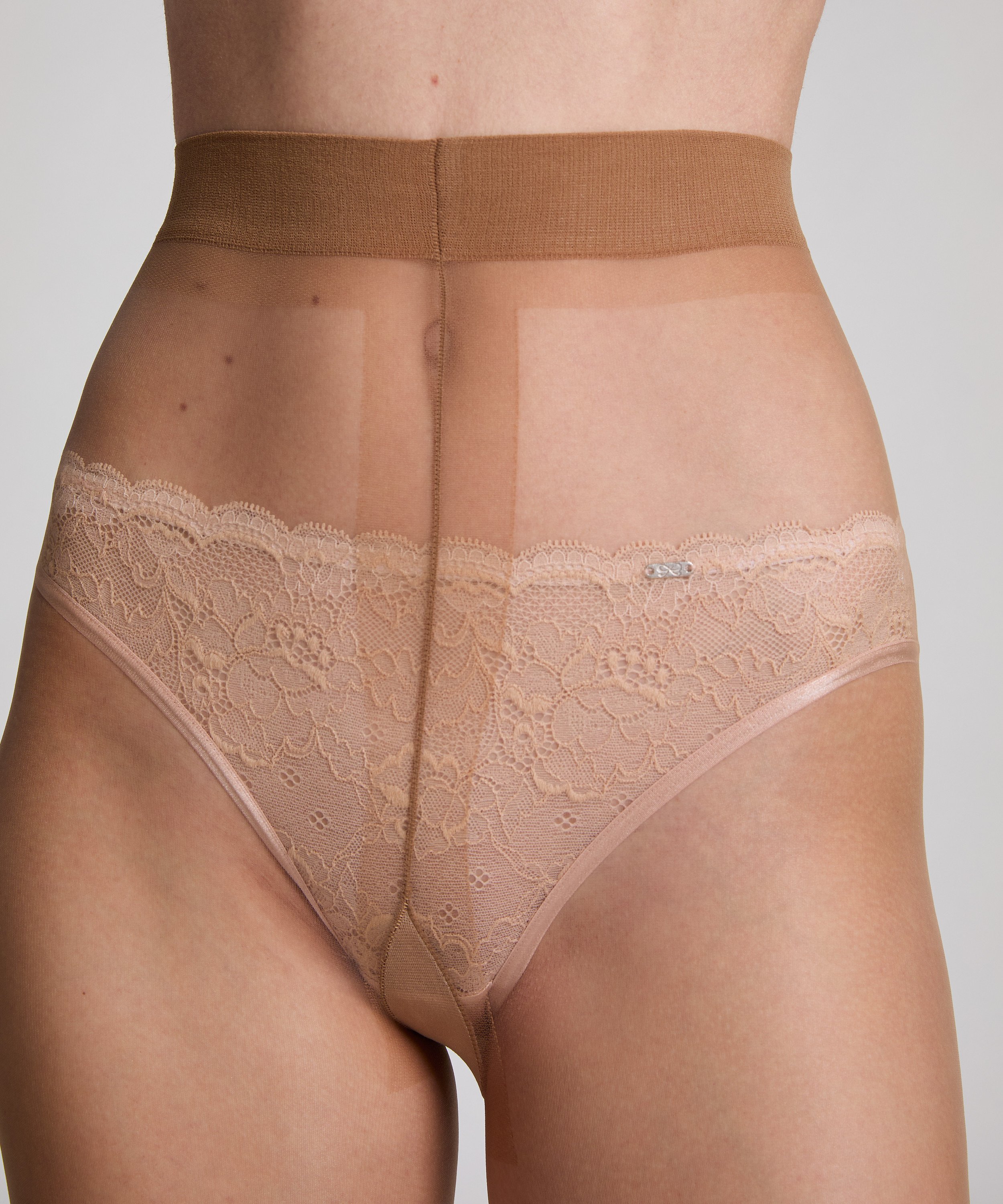 Odporne na oczka rajstopy 15 DEN, Beżowy, main