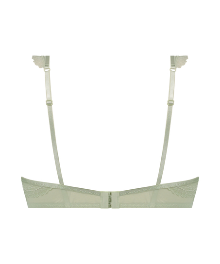 Meghan biustonosz z przedłużonym stanem bez wkładek z fiszbinami, Zielony