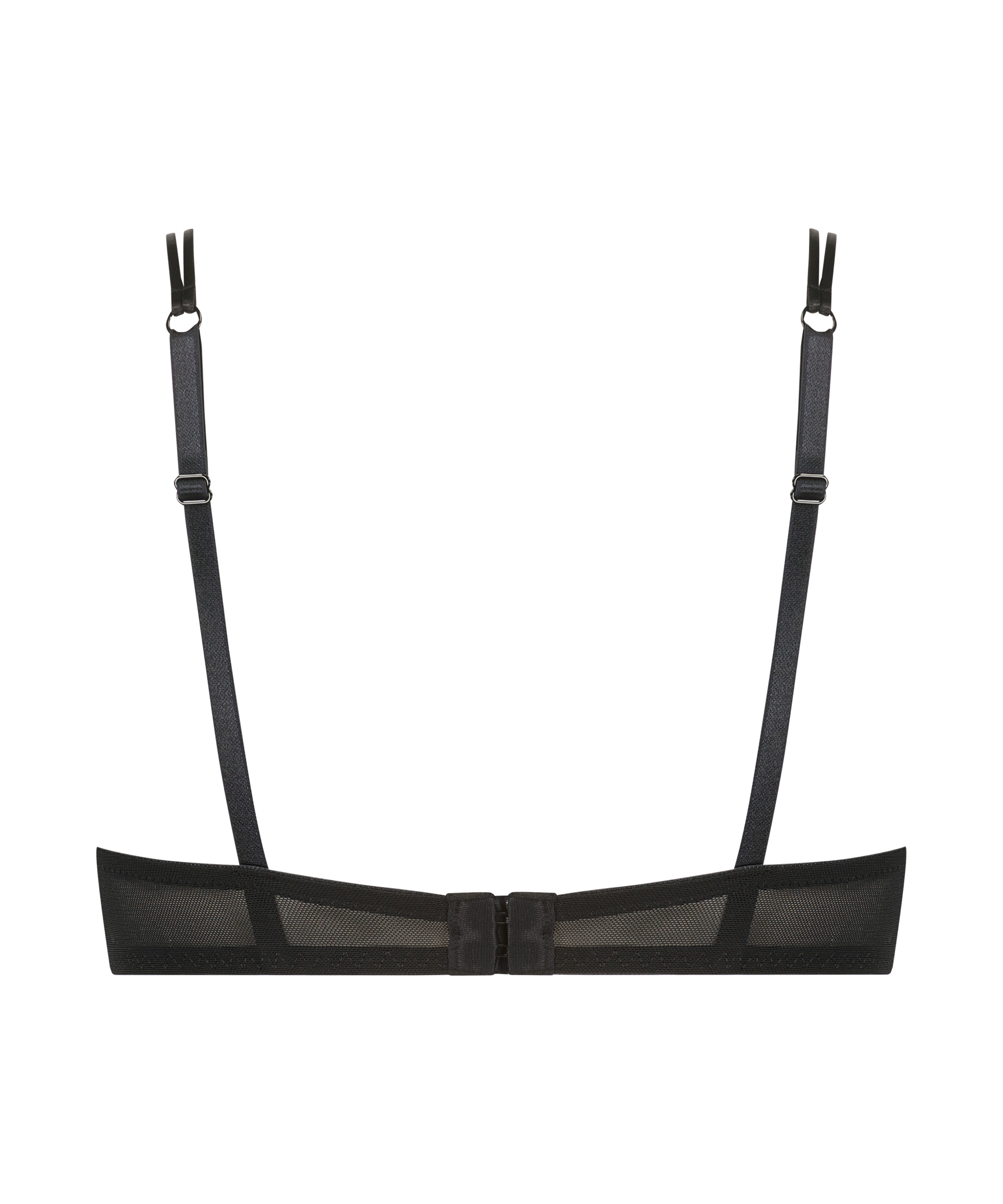 Usztywniony biustonosz maximizer z fiszbinami Bliss, Czarny, main