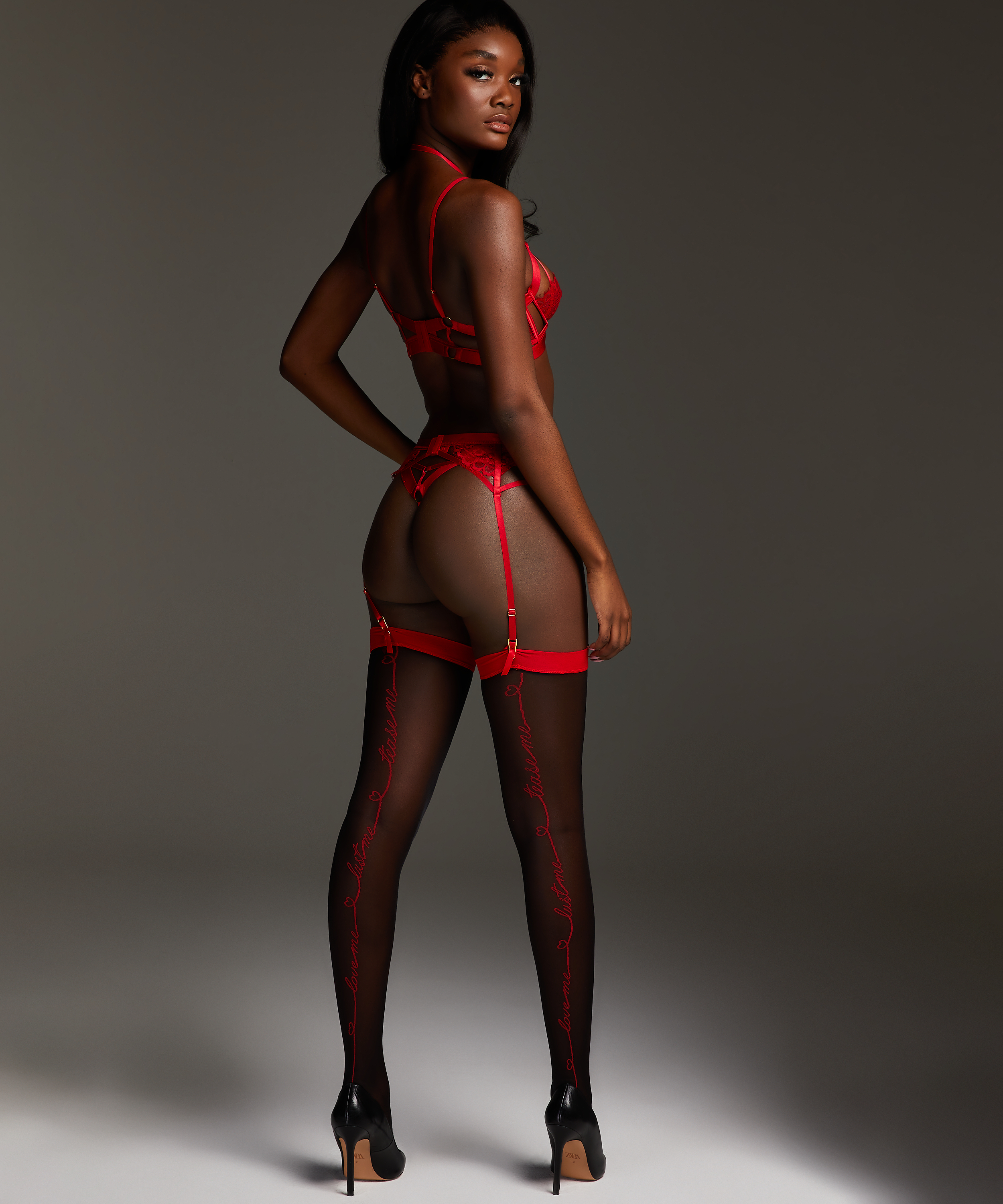 Pończochy 15 DEN Private, Czerwony, main