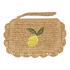 Clutch Rafia, Beżowy