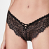 3-Pack Brazilians lace, Czarny