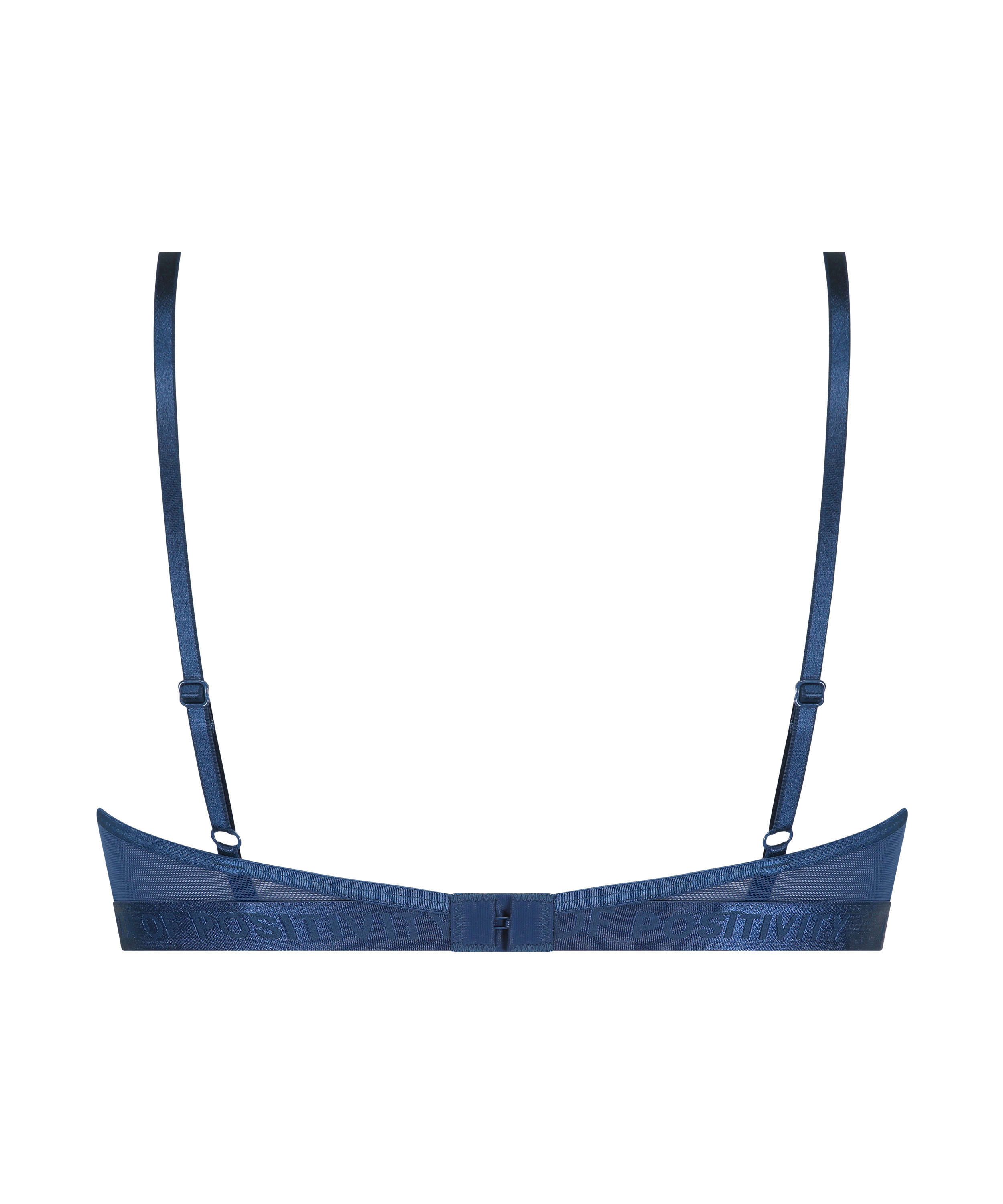 Biustonosz nieusztywniany z fiszbinami Honey, Niebieski, main