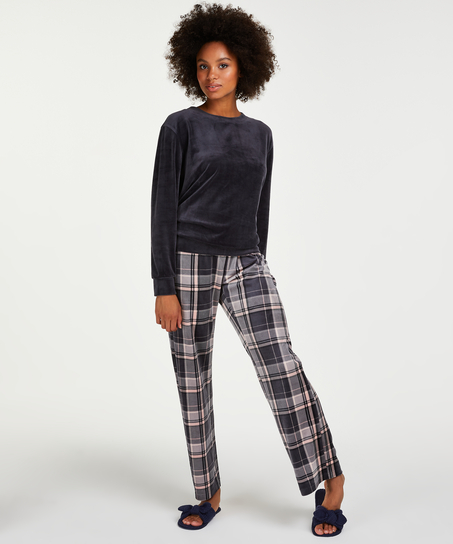 Aksamitna piżama, Szary