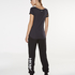 HKMX Branded Boyfriend Jogging Pants, Czarny