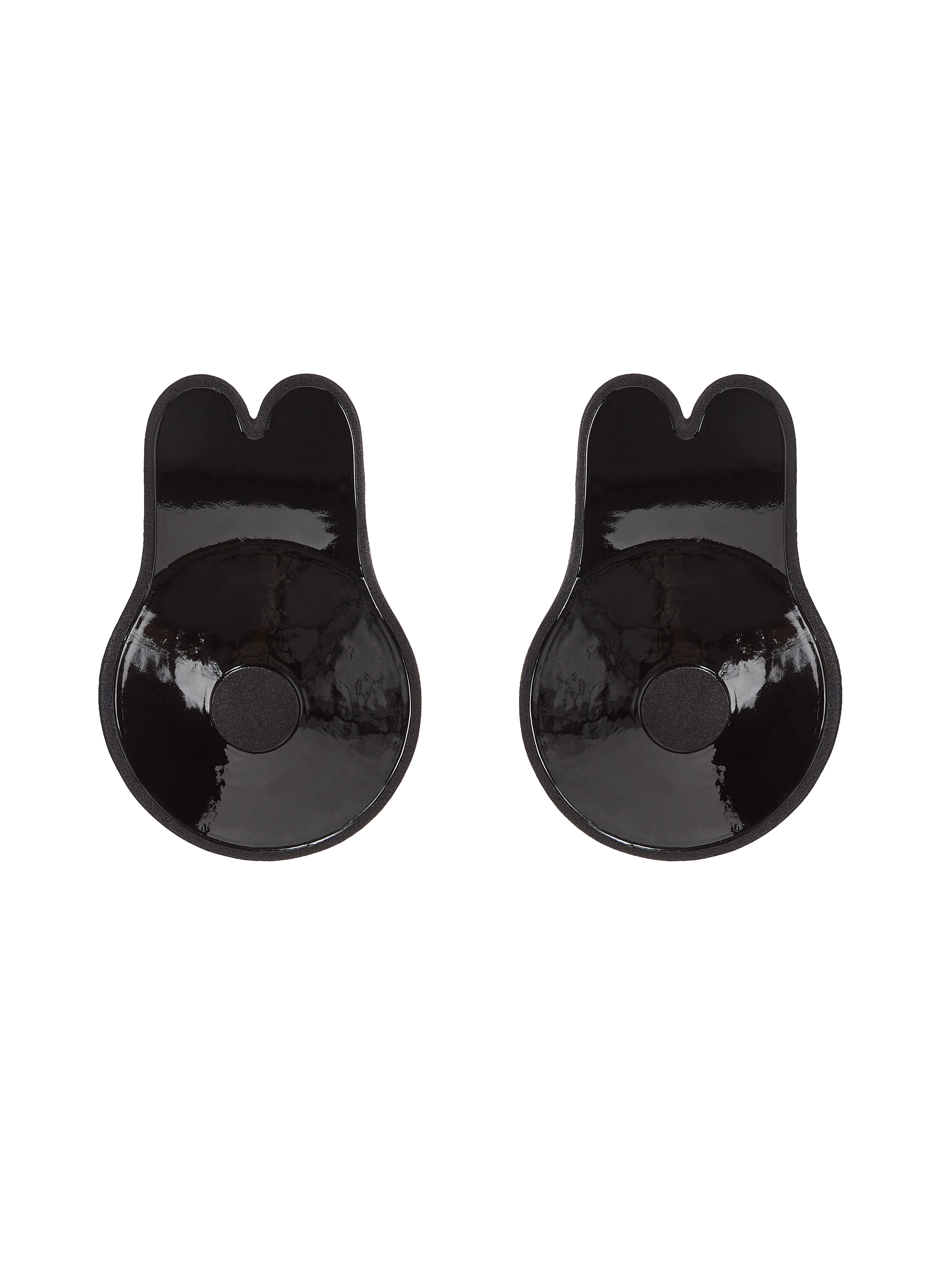 Przyklejane miseczki unoszące biust, Czarny, main