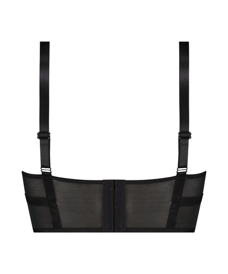 Top gorsetowy Boo, Czarny