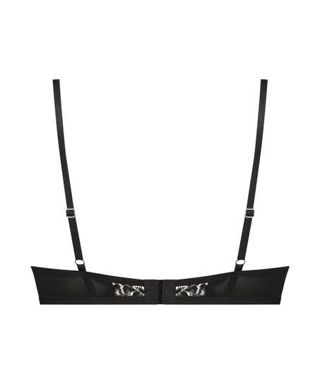 Nieusztywniany biustonosz z fiszbinami Lotta, Czarny