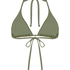 Tr&oacute;jkątny top od bikini Cali, Zielony