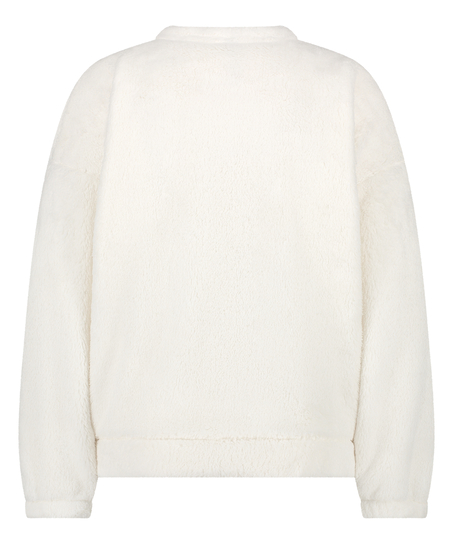Top Snuggle Fleece, Biały