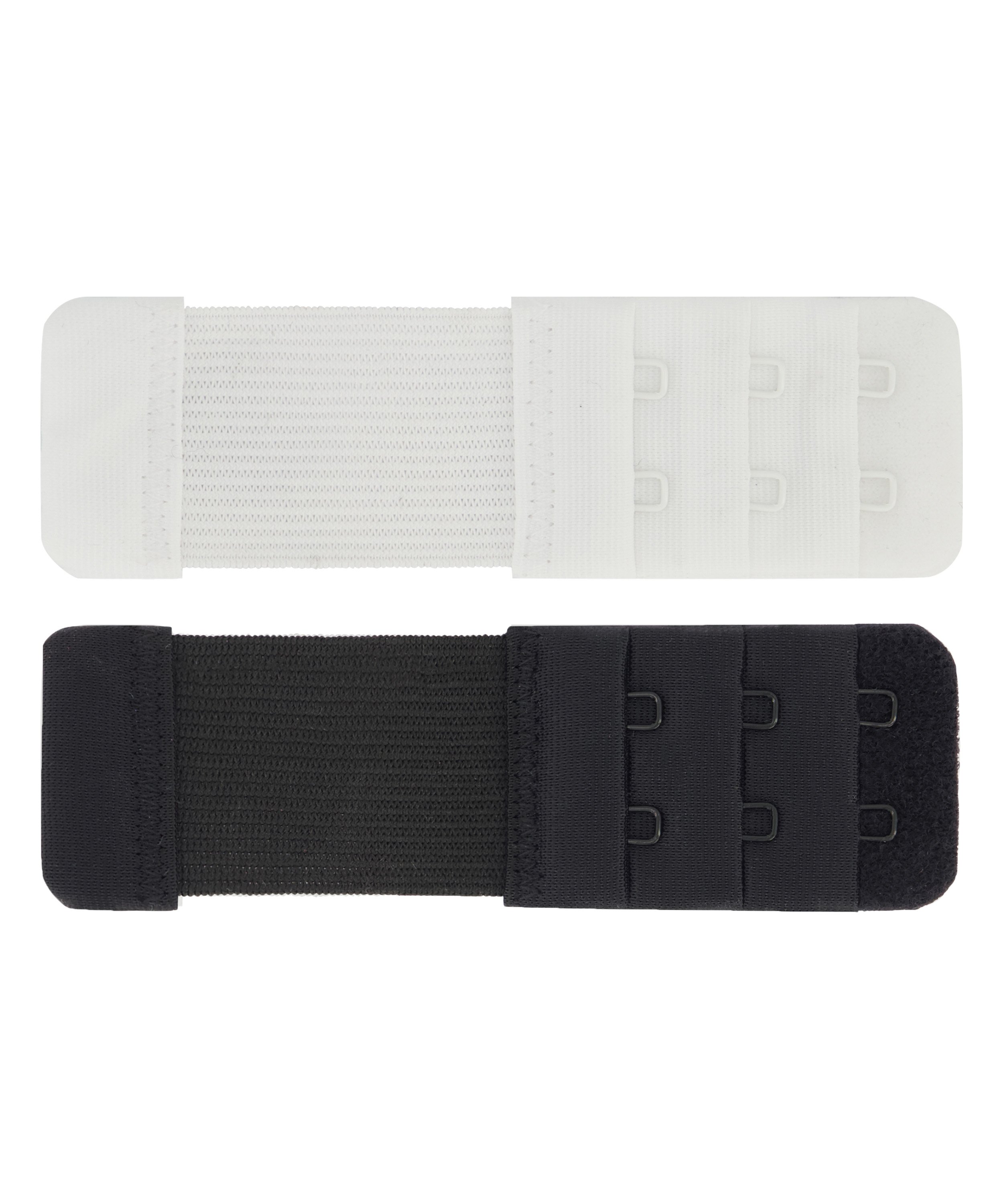 2-pak przedłużek do biustonosza, Czarny, main