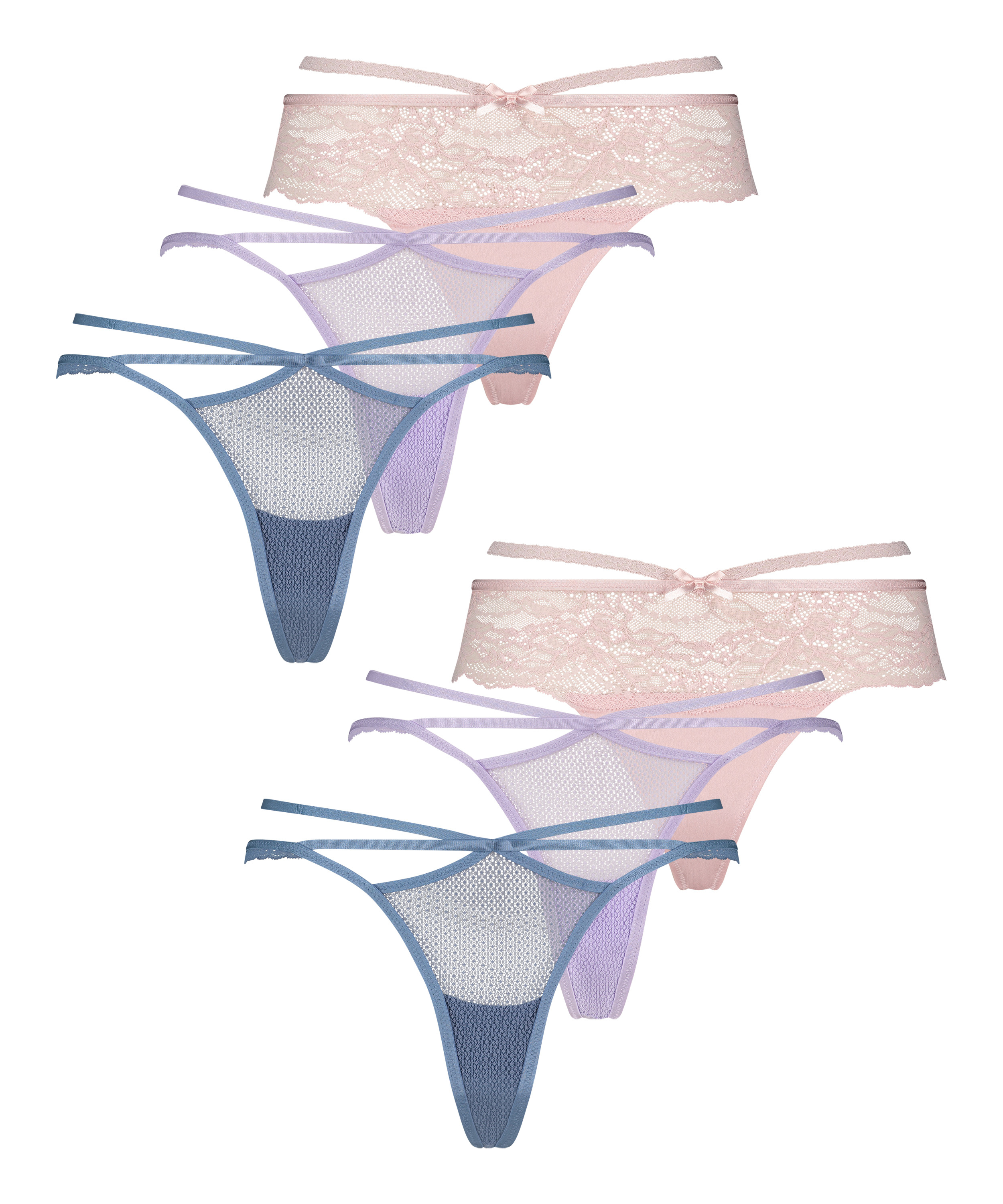 6 par majtek brazylijskich, Niebieski, main