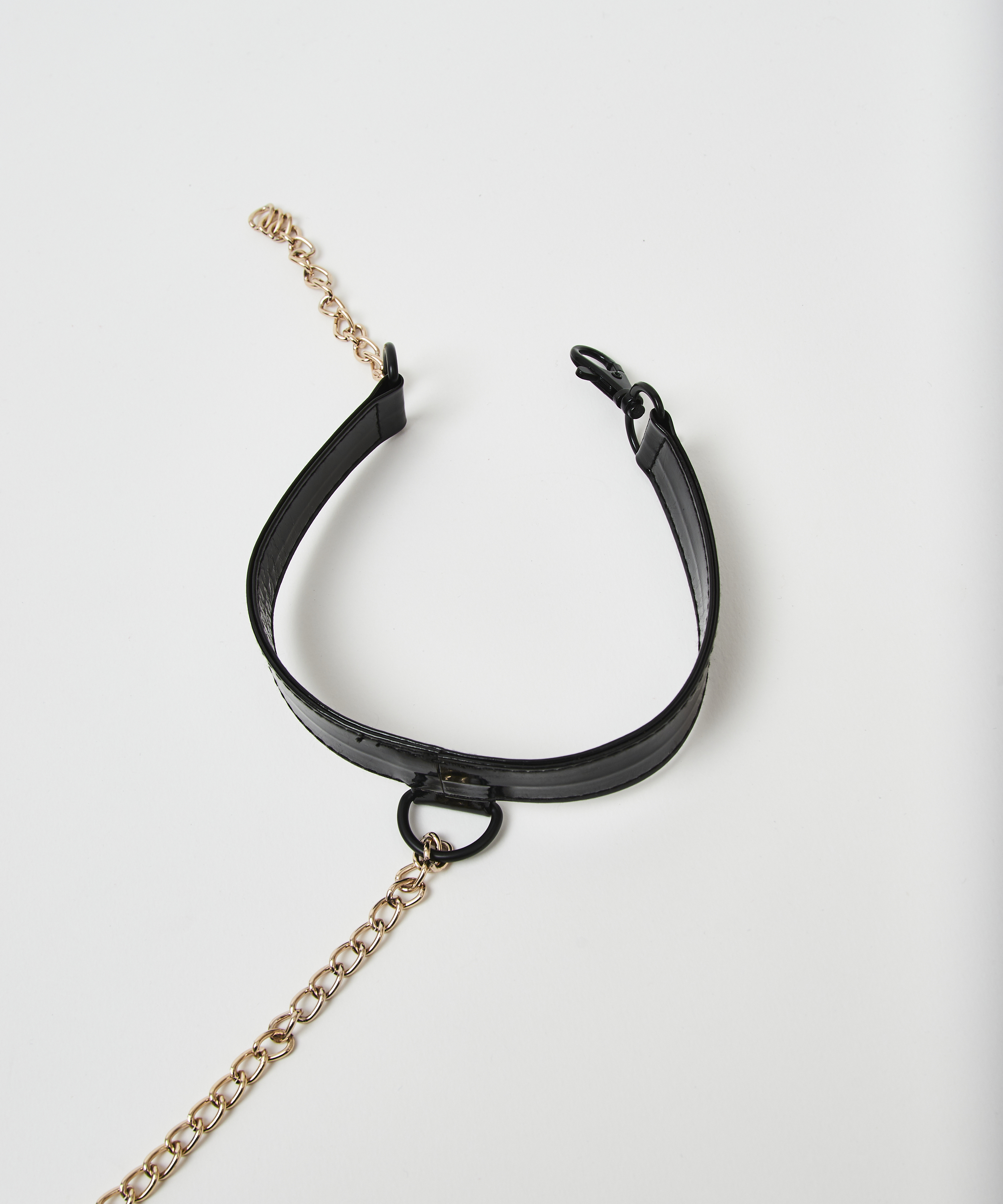 Private Body Harness Choker, Czarny, main