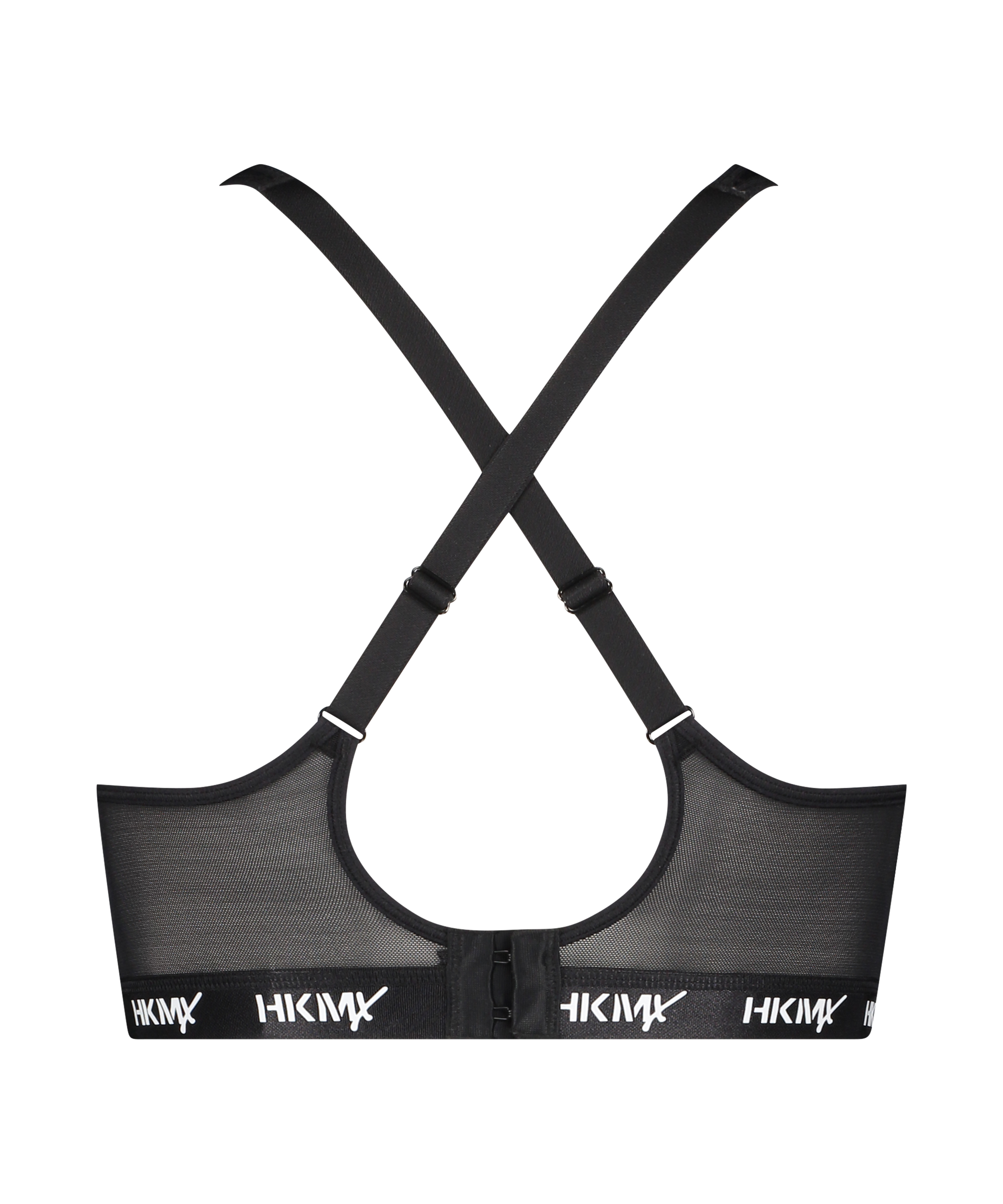 Sportowy biustonosz HKMX The All Star - poziom 2, Czarny, main