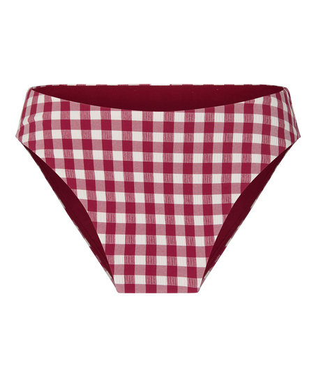 Wysokie Majtki Bikini Highleg Amalfi, Czerwony