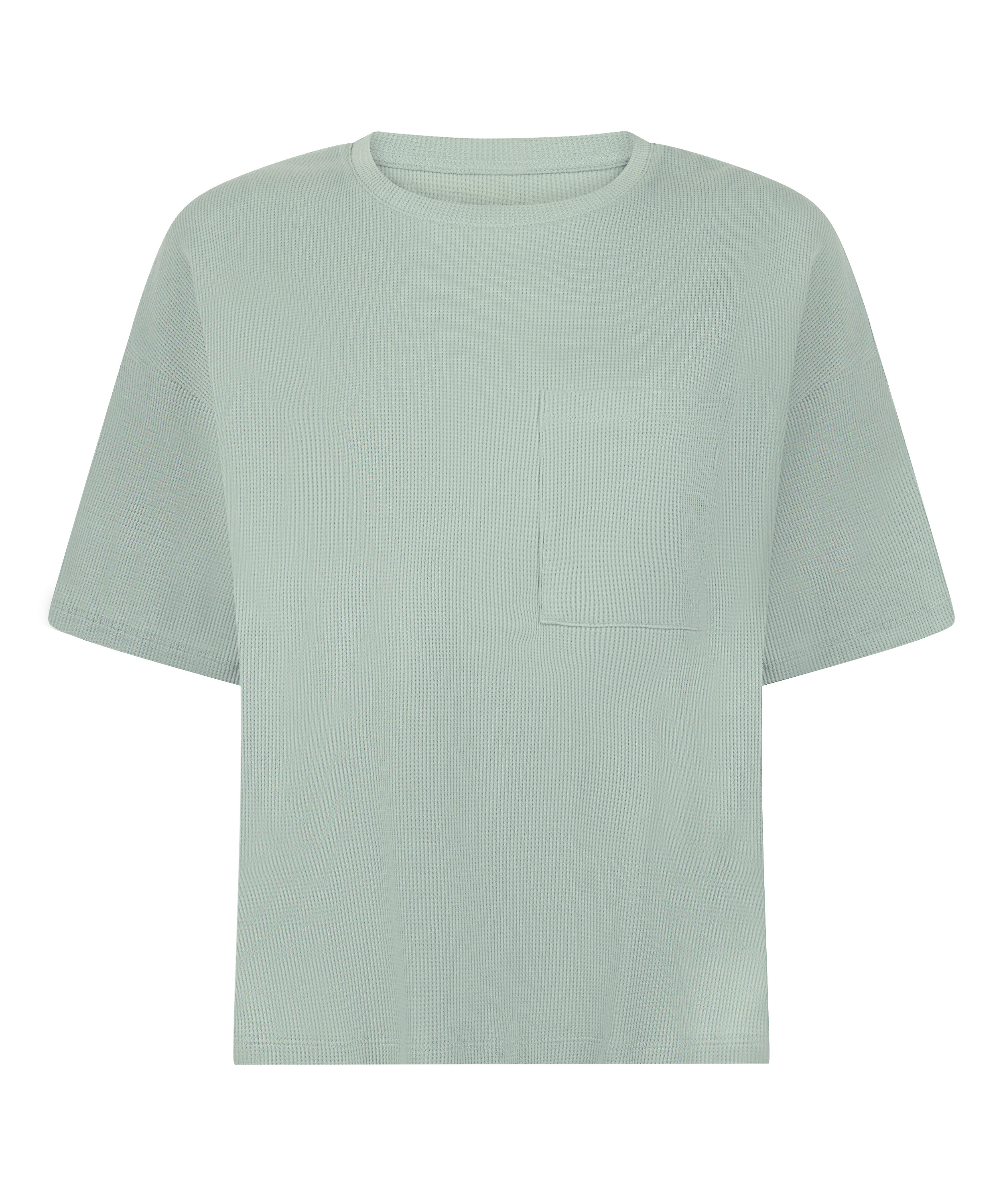Pyjama Top Waffle, Zielony, main