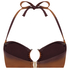 G&oacute;ra od bikini bandeau Janiero, Fioletowy