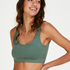 Seamless bralette, Zielony