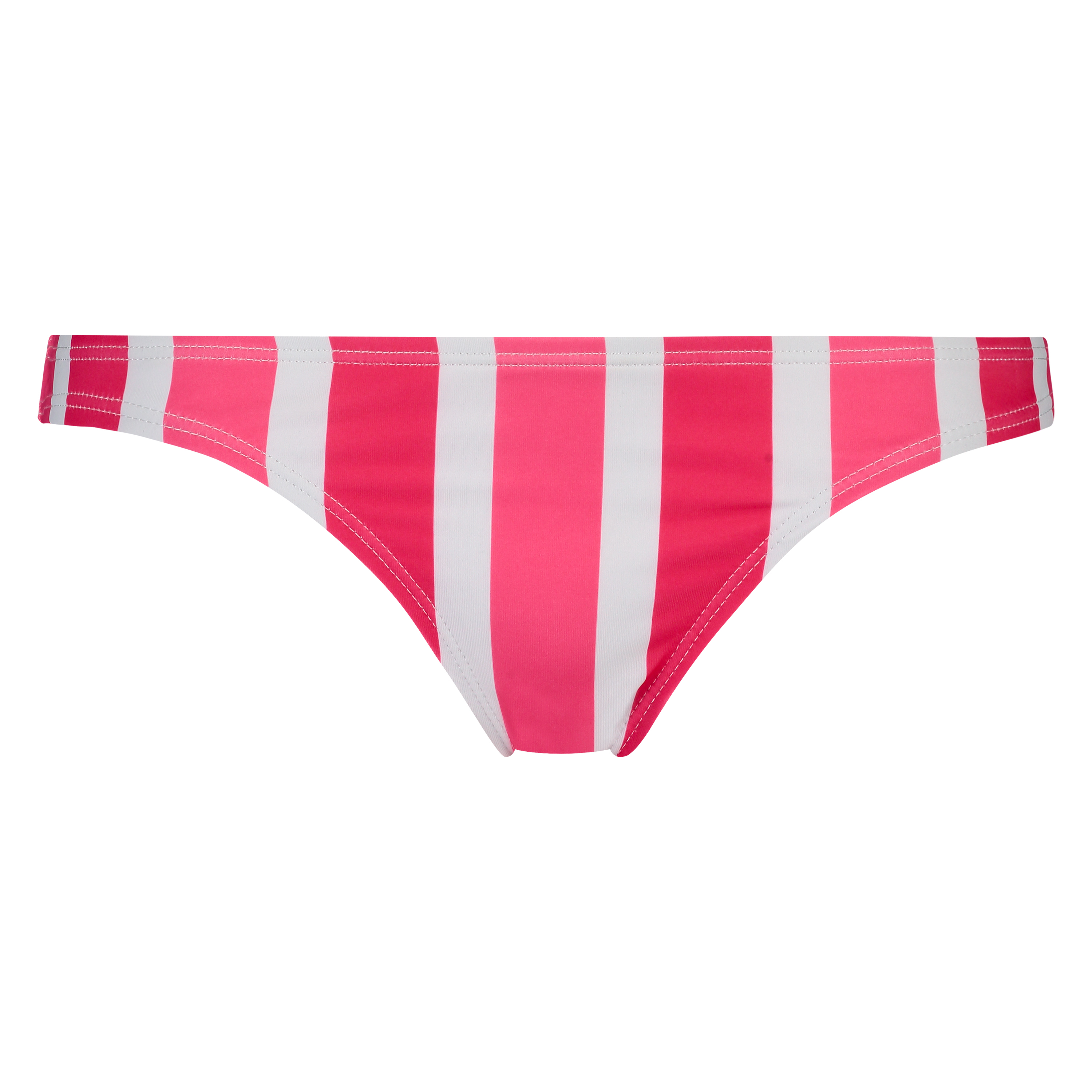 Candy Stripes Low Brazilian Bikini Bottoms, R&oacute;żowy, main