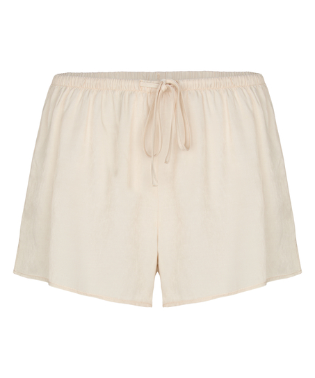 Satin Shorts Ayla, Biały
