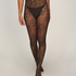 Tight Allover Lace Rhinestones, Czarny