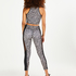 HKMX Leopard Sports cropped tanktop, Szary