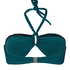 G&oacute;ra od Bikini Bandeau St Kitts, Zielony