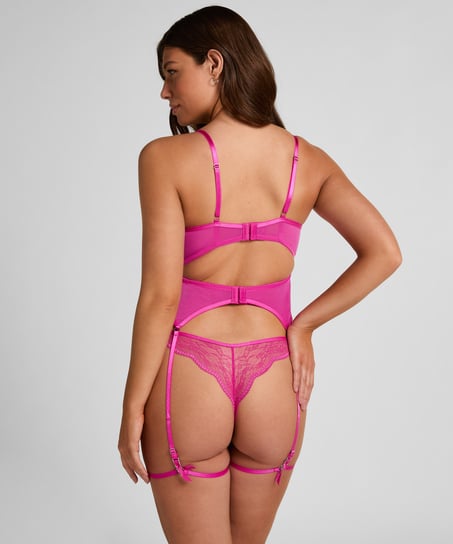 Gorset Isabelle, R&oacute;żowy