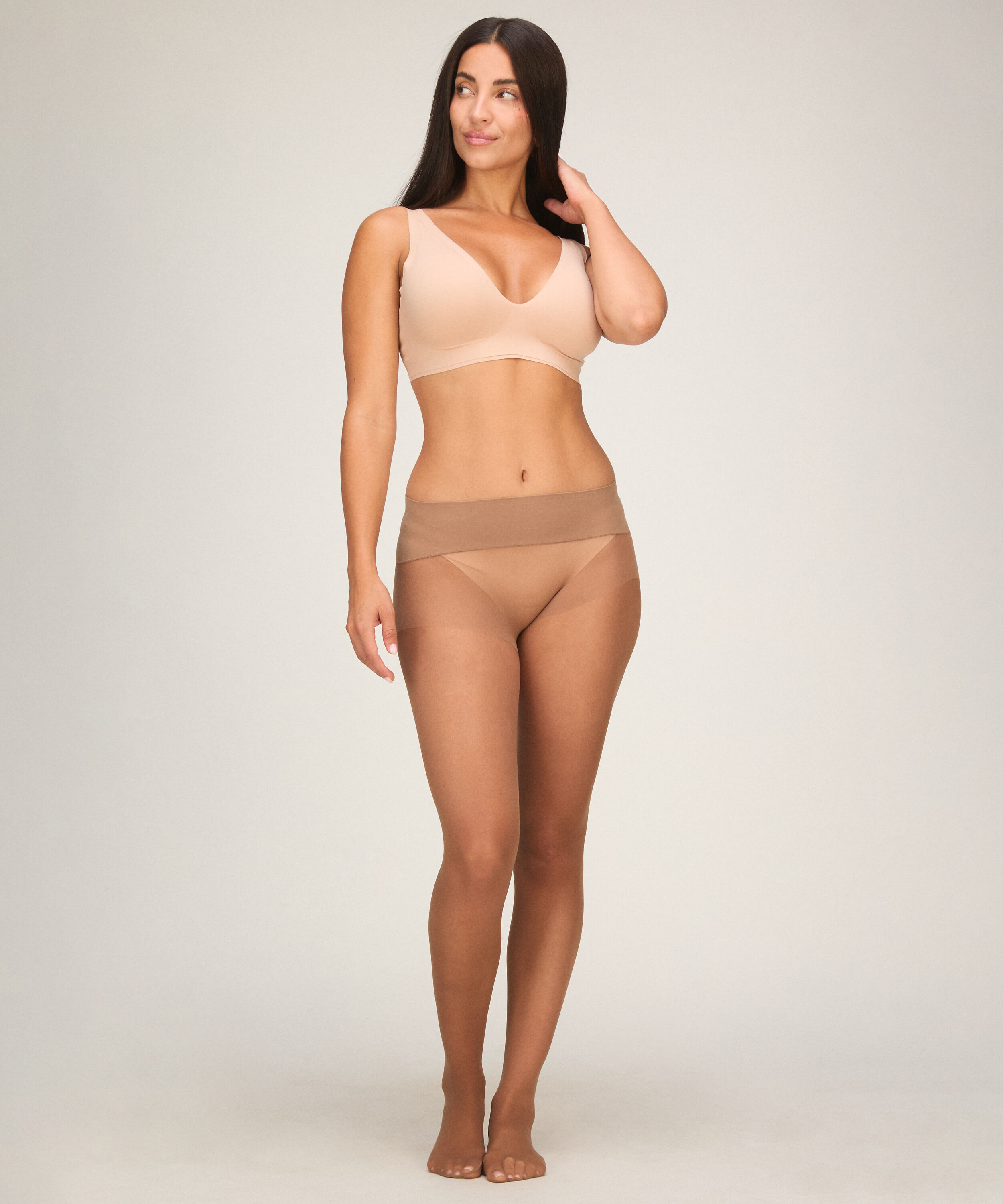Tight 20 Denier Seamless Velvet Touch, Brązowy
