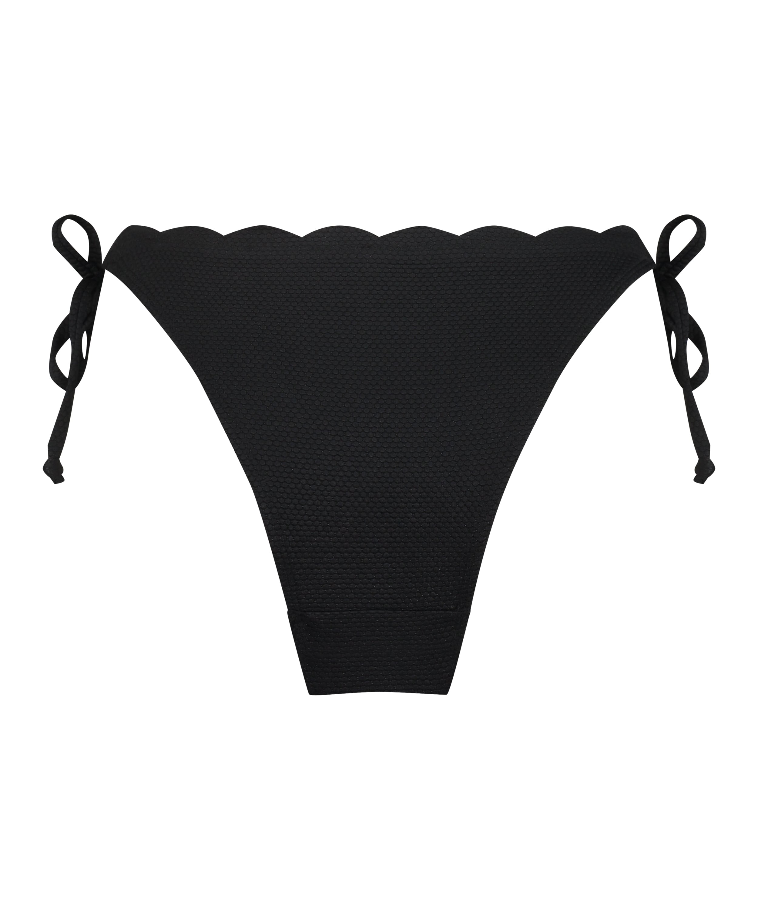 D&oacute;ł od bikini Scallop, Czarny, main