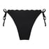 D&oacute;ł od bikini Scallop, Czarny
