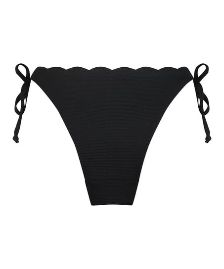 D&oacute;ł od bikini Scallop, Czarny