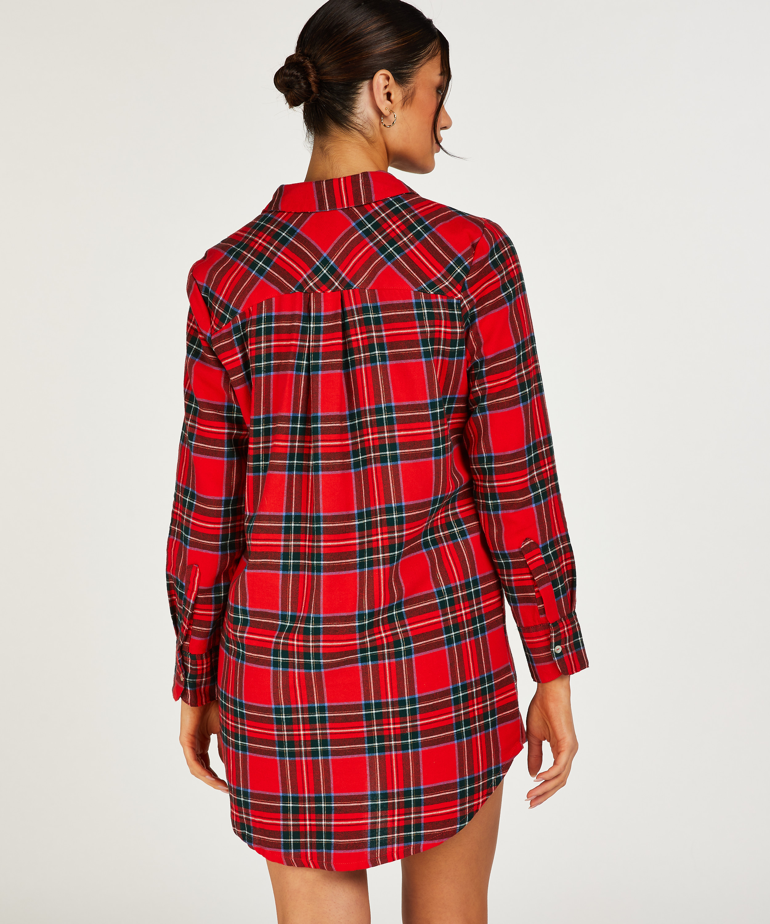 Menshirt nightshirt Jersey, Czerwony, main