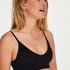 Seamless bralette, Czarny