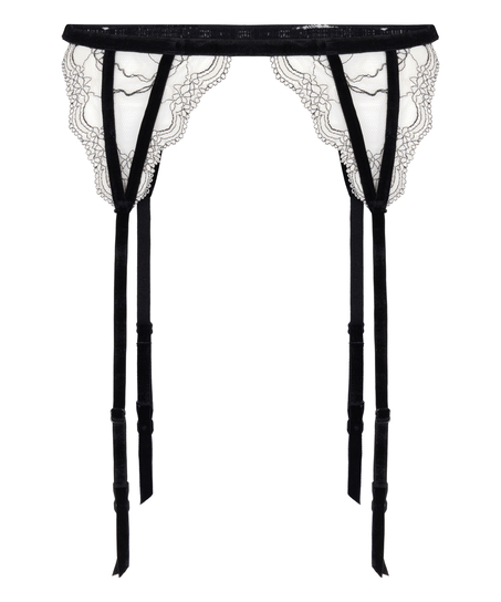 Podwiązki Agnes, Biały