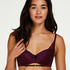 Selene padded underwired bra, Fioletowy