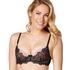 Non-padded underwired bra Kimber, Czarny