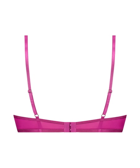 Biustonosz nieusztywniany z fiszbinami Isabelle, R&oacute;żowy