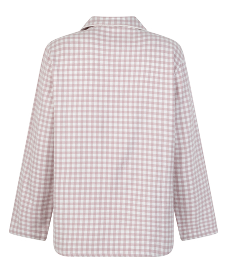 Top piżamowy Flanel Essentials, Fioletowy