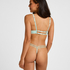 Stringi High Waisted Highleg Beatrice, Zielony