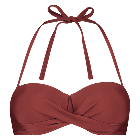Cali Padded Push-up Underwired Bikini Top Cup A - E Doutzen, Czerwony