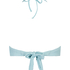 Góra od bikini typu bandeau Crinkle, Niebieski