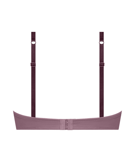 Biustonosz usztywniany z fiszbinami Lace & Shine, Fioletowy